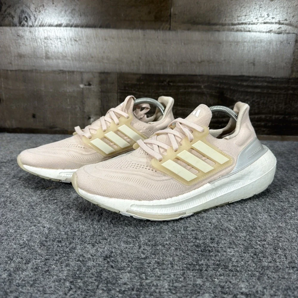 Adidas Ultraboost Light Wonder Quartz Pink Comfy Low Top Athletic Shoes Womens 8